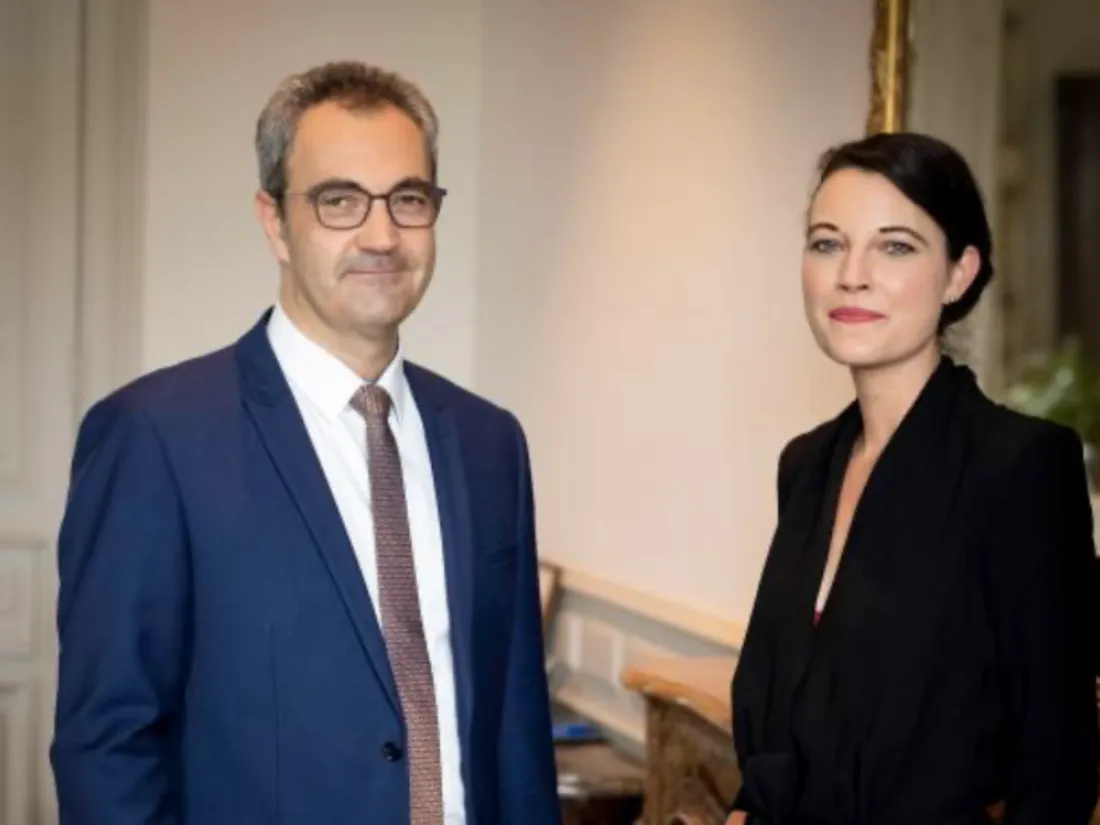 Le bâtonnier et la vice-bâtonnier du Barreau de Bordeaux